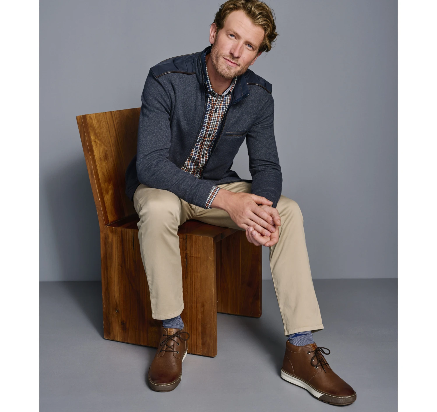 Melange Knit Full-Zip 3 Melange Knit Full-Zip - Image 2