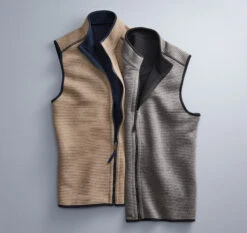Reversible Channel Quilted Vest -Johnston and Murphy Store 745917 alt view