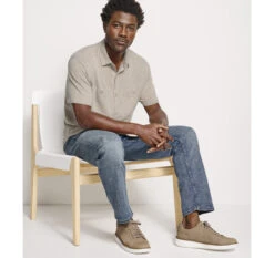 Double Pocket Knit Shirt -Johnston and Murphy Store 746433 master 3