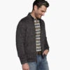 Marled Ribbed Full Zip -Johnston and Murphy Store 746523 master