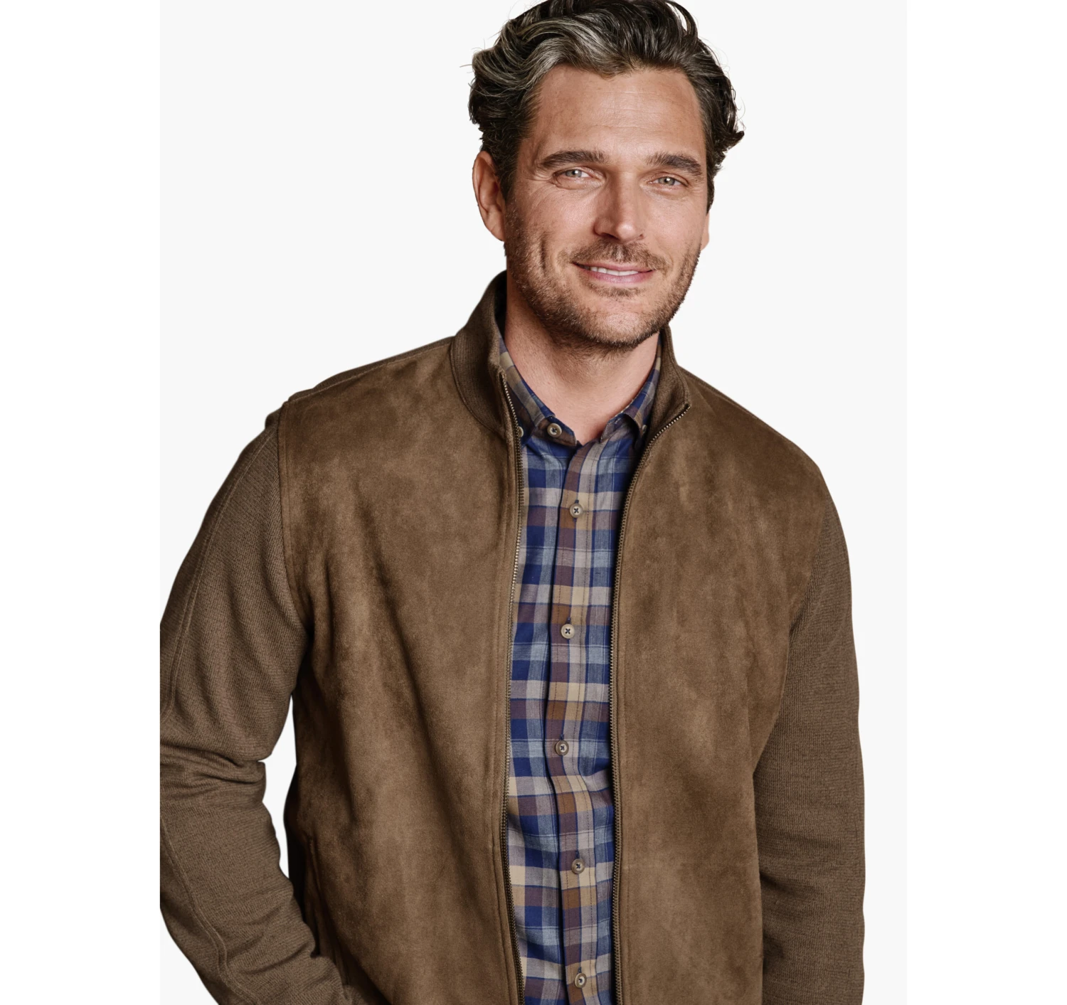 Faux-Suede Full-Zip 4 Faux-Suede Full-Zip - Image 2