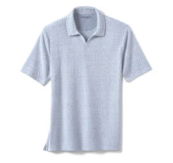 Basketweave V-Neck Polo -Johnston and Murphy Store 747599 master 2
