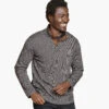 Knit Jacquard Quarter-Snap Pullover -Johnston and Murphy Store 748075 master