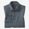Knit Jacquard Long-Sleeve Polo