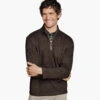 Brushed Quarter-Zip -Johnston and Murphy Store 748265 master