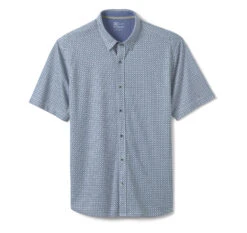 XC Flex® Short-Sleeve Print Knit Shirt -Johnston and Murphy Store 749701 master 2