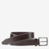 Waxy Gray-Edged Leather Belt -Johnston and Murphy Store 758692 master